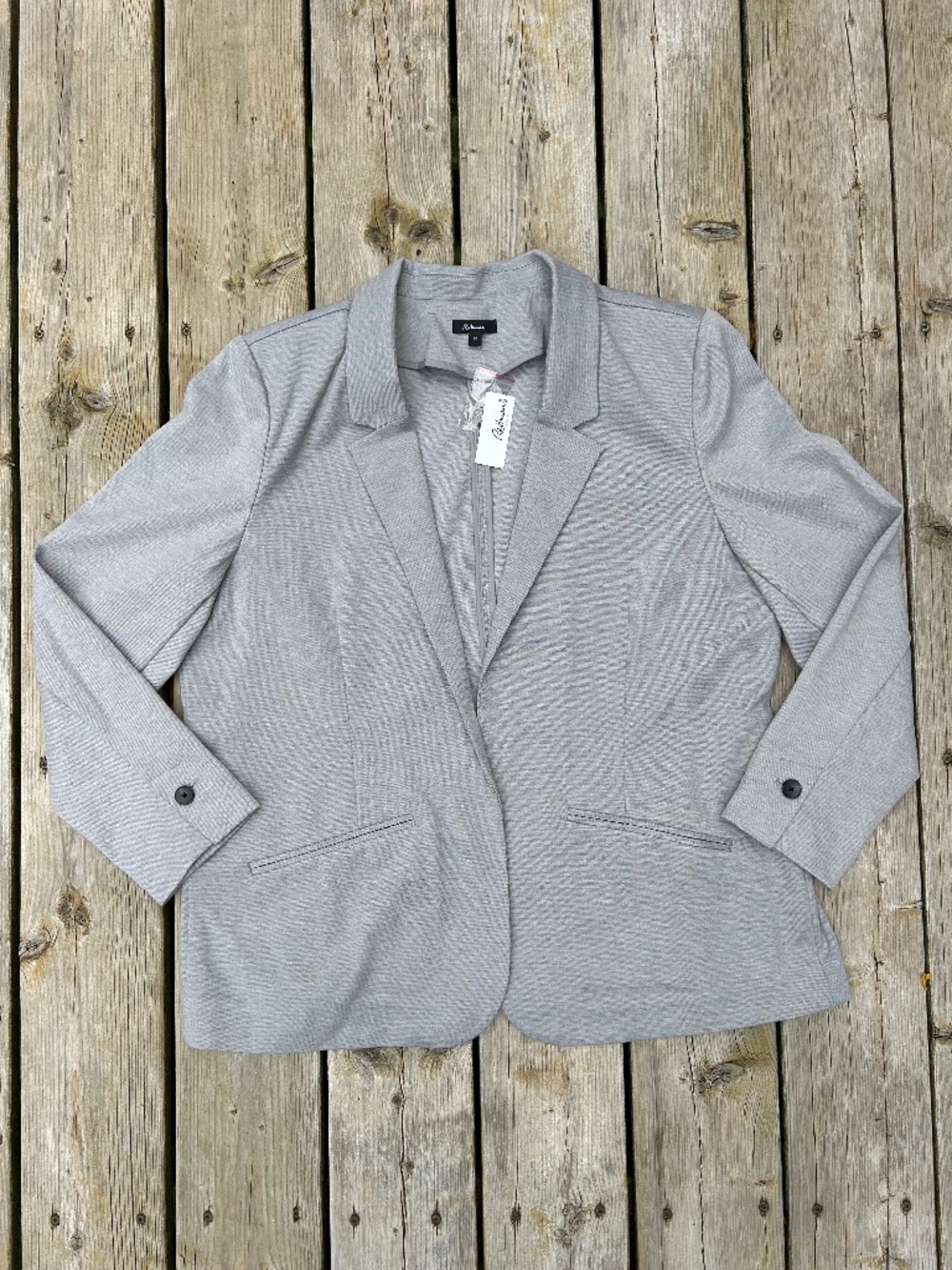 Reitmans ⎸ Grey Open Front Blazer